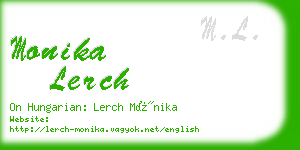 monika lerch business card